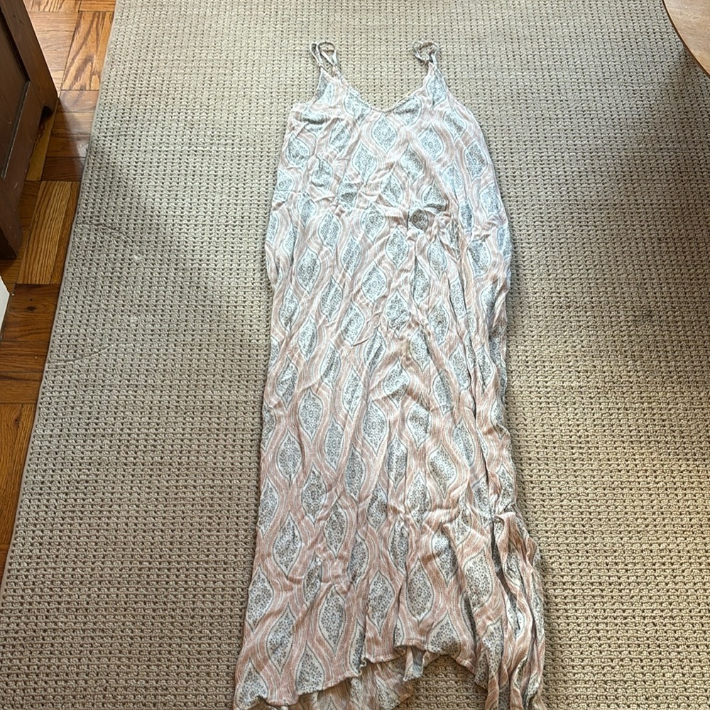 Red, white, and blue maxi dress M/L